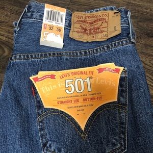 NWT Vintage Levi’s 501l Jeans 32X36